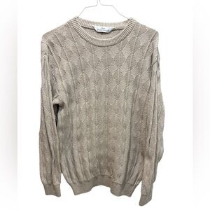 Marks & Spencer Textured Knit Sweater – Neutral Beige